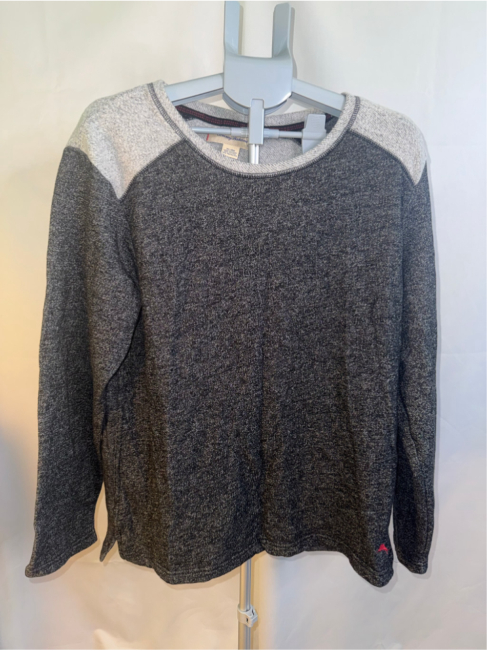 Men's Tommy Bahama Sweatshirt XL‎ Grey Colorblock Crewneck